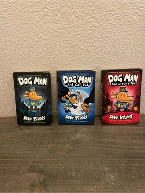 Bundle of 3 Dog Man Books hardcovers